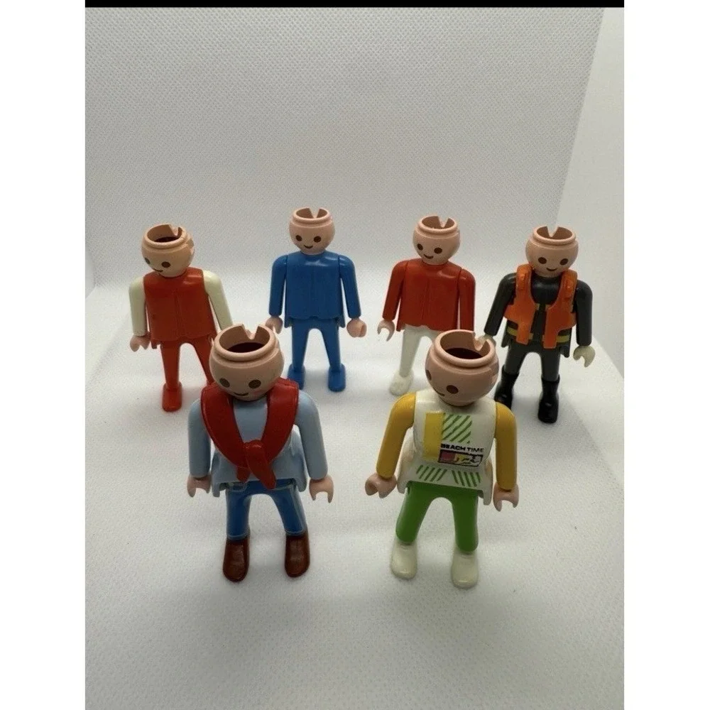 Playmobil Lot 13 Figures‎ Mixed Themes Adults Child Incomplete Parts Restoration